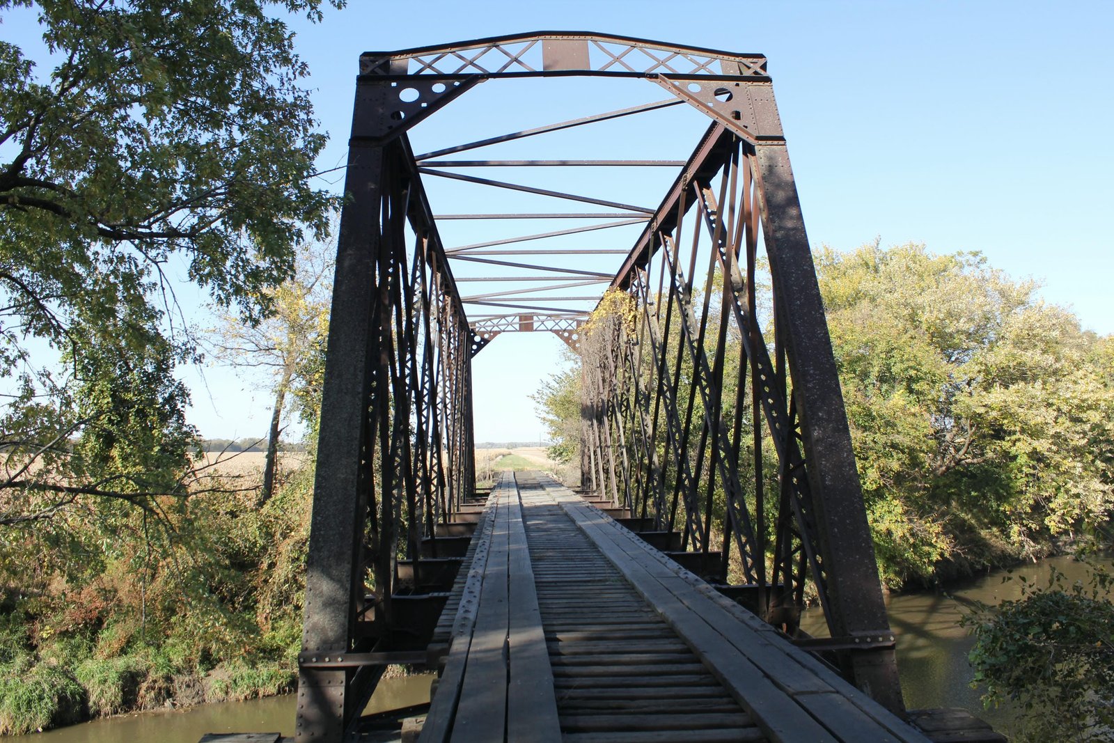 Looking north